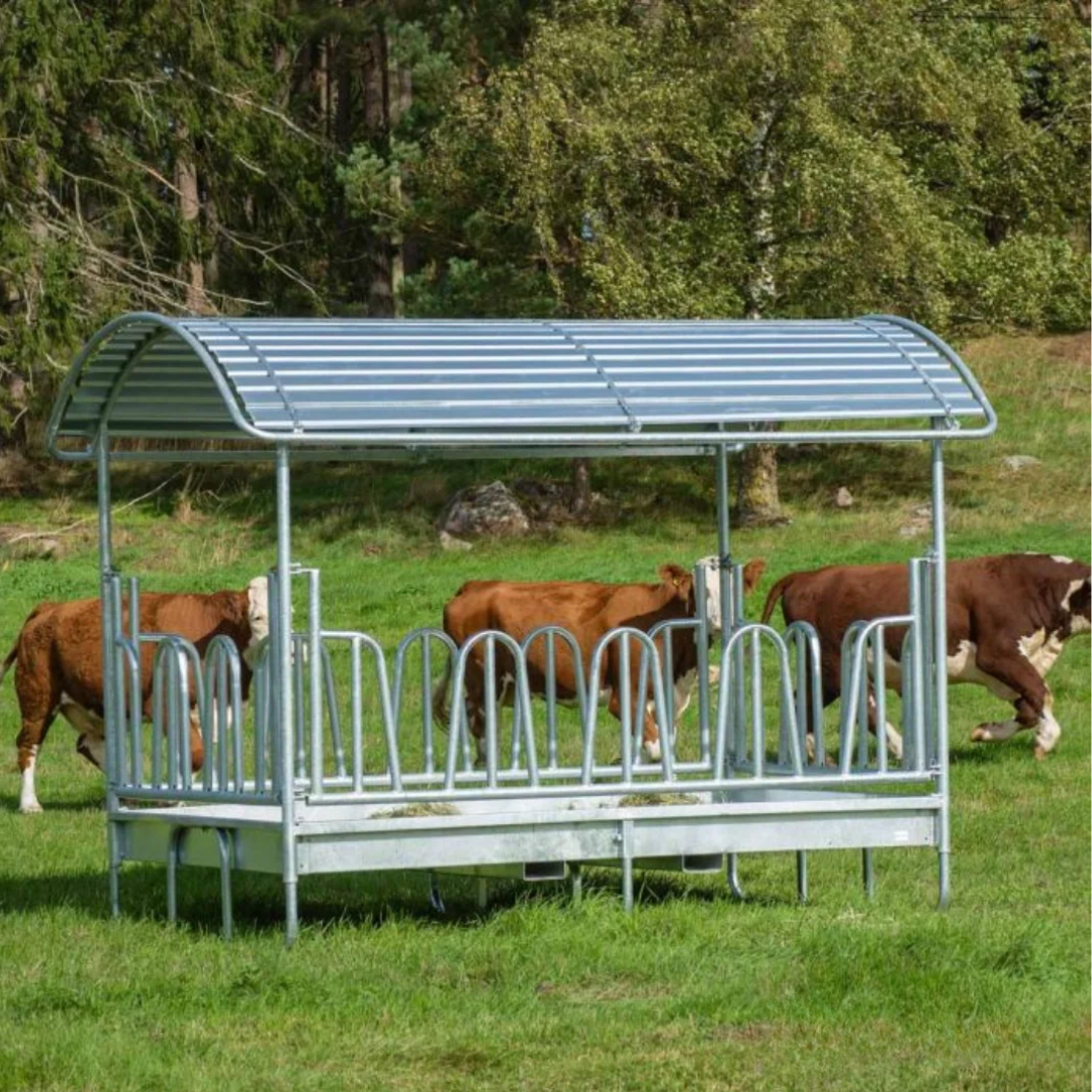 Paśnik łąkowy z zadaszeniem i palisadami  16 stanowiskowy - miniatura 3