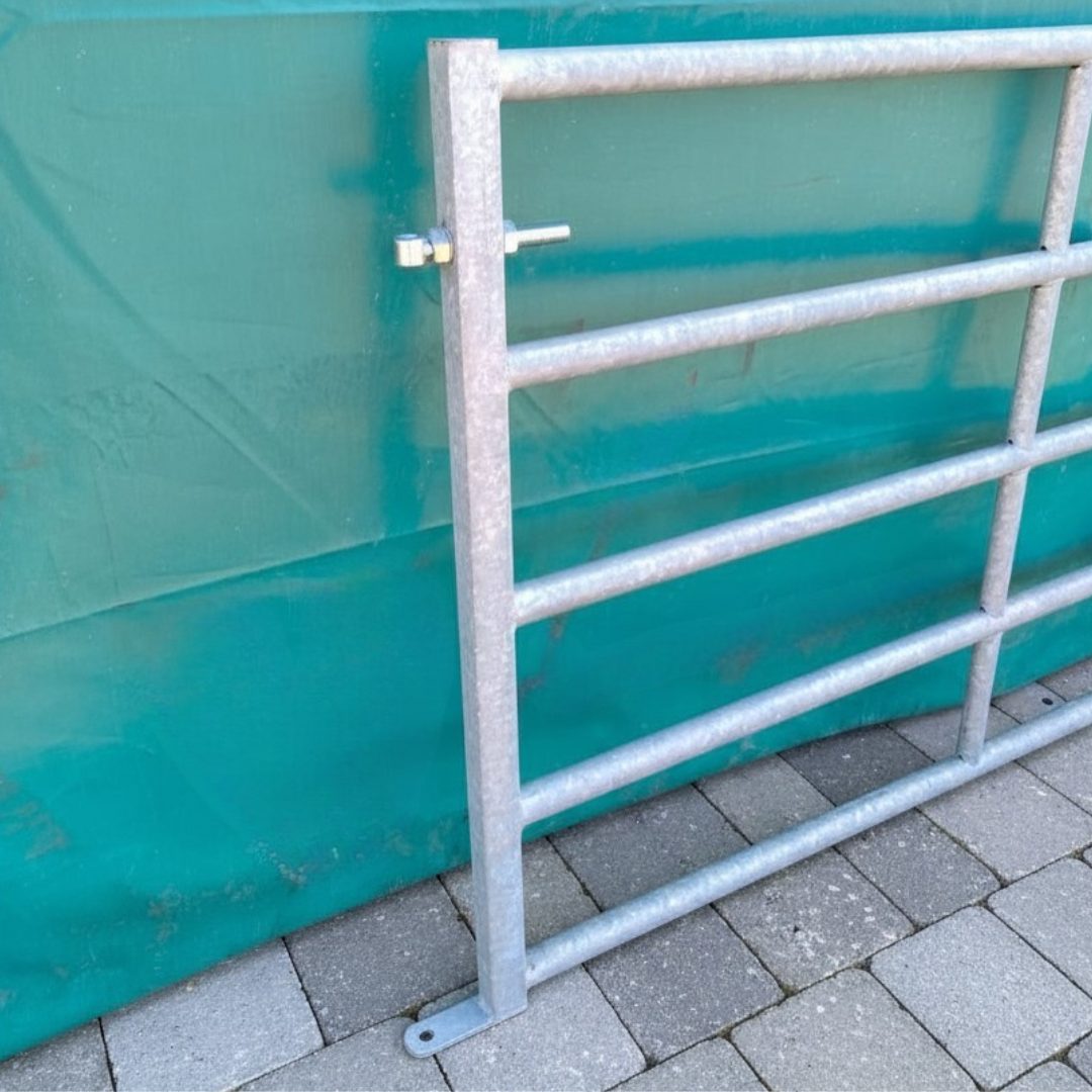 Brama łąkowa teleskopowa z 1 zasuwą, fi 45 mm, 5 szczebli - miniatura 2